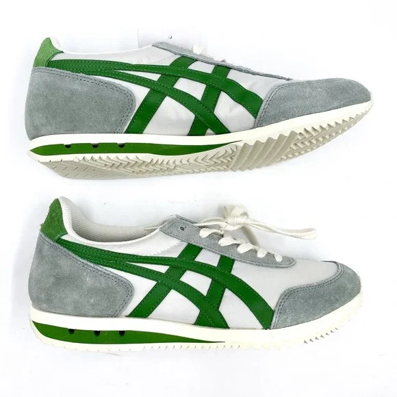 Onitsuka Tiger New York Sneakers Gray Green Suede Lace Up Sz Low Top 9.5 Men's - Picture 3 of 9